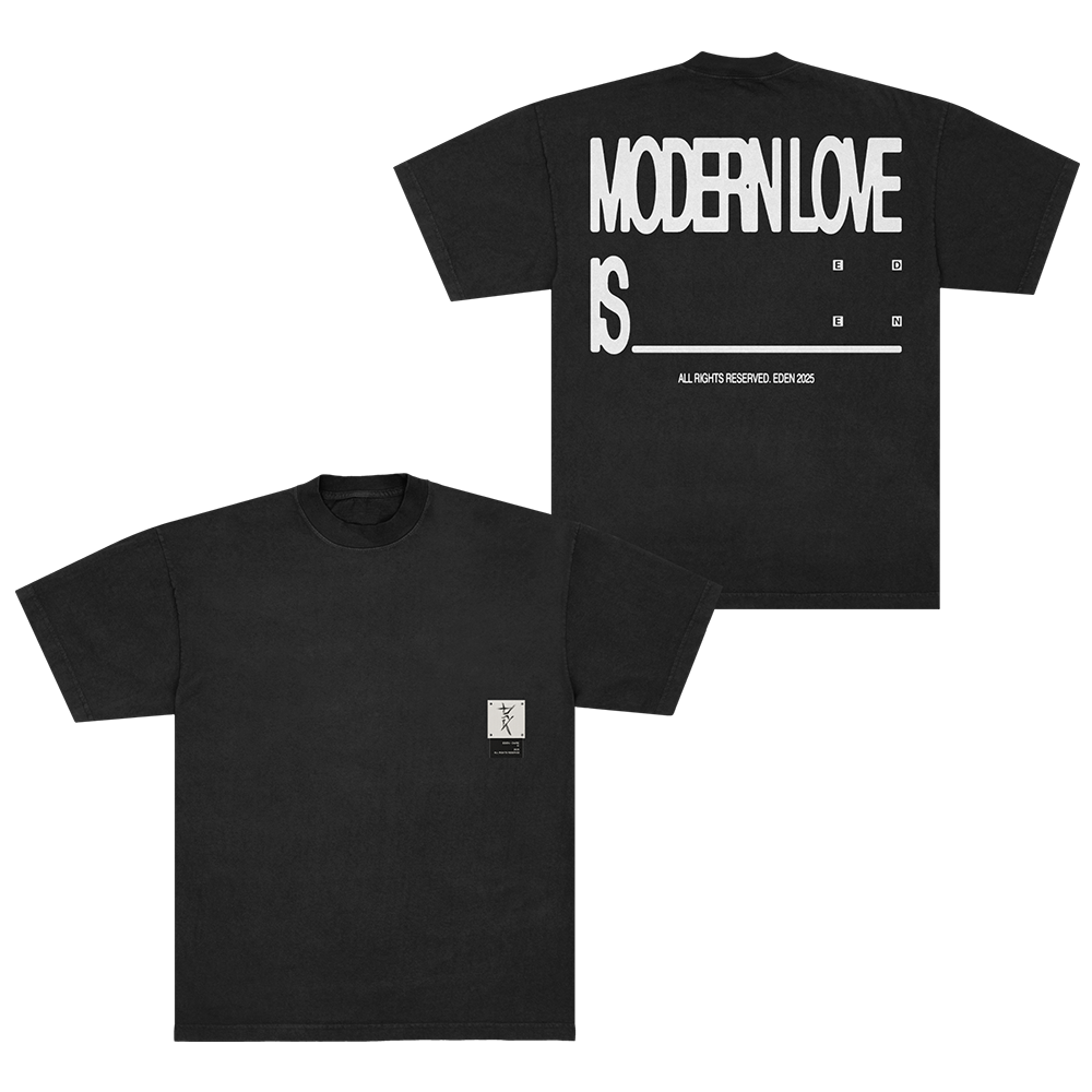 Modern Love Black T-Shirt