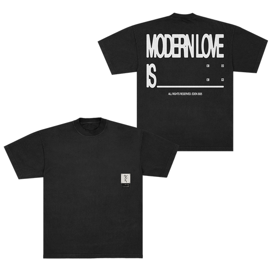 Modern Love Black T-Shirt